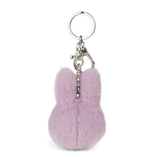 Miffy Eco Fuzzy Keychain Lilac