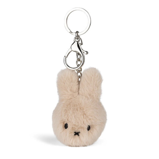 Miffy Eco Fuzzy Keychain Beige