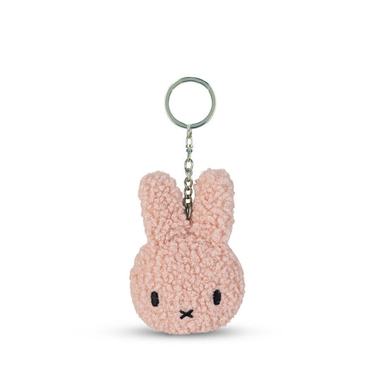 Miffy Flat Keychain Tiny Teddy Pink