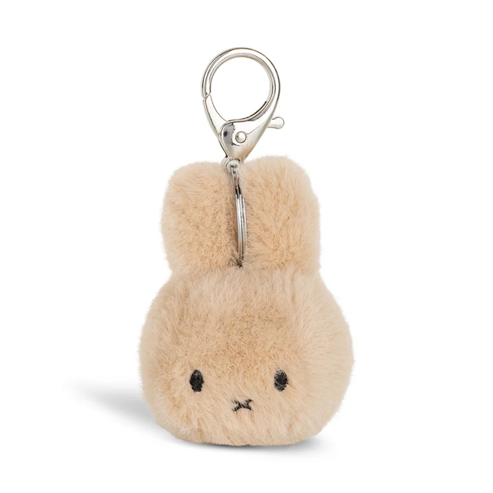 Miffy Eco Fuzzy Keychain Beige