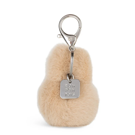 Miffy Eco Fuzzy Keychain Beige
