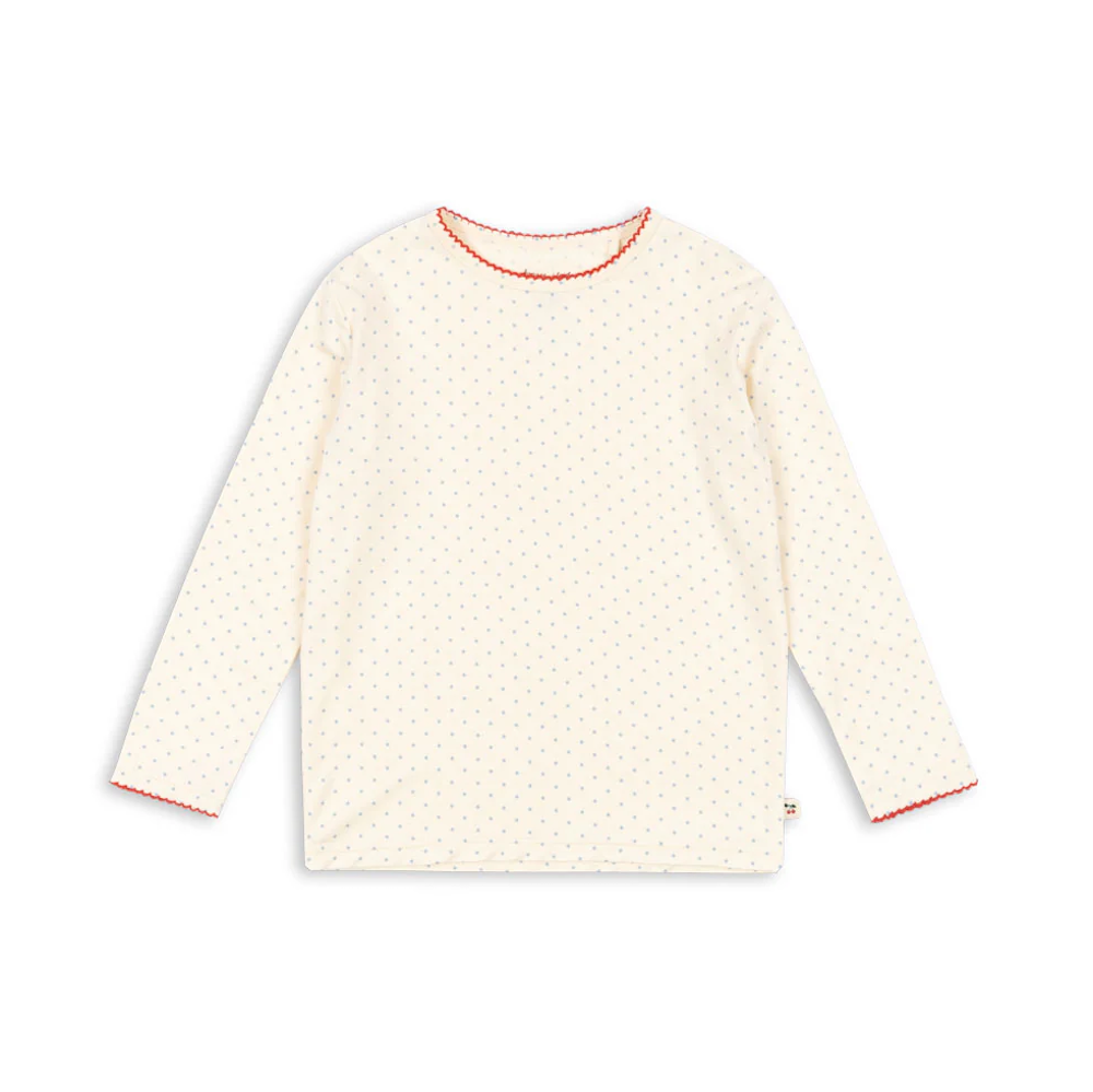 Mimmi Modal Blouse Blue Kitty Dot
