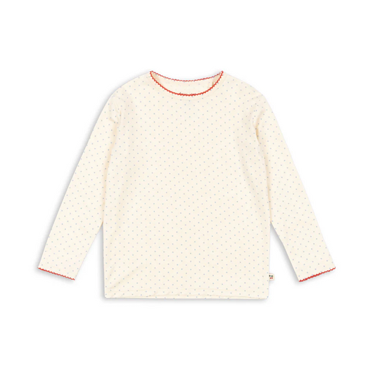 Mimmi Modal Blouse Blue Kitty Dot