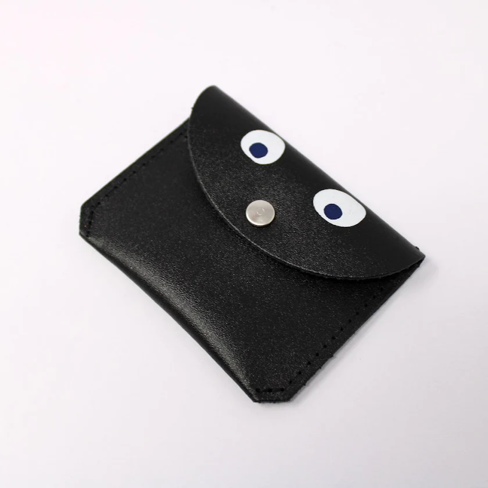 Mini Money Googly Eye Purse Black Bill's Store
