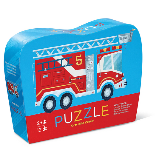 Mini Puzzle 12 Pc Fire Truck