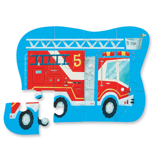 Mini Puzzle 12 Pc Fire Truck