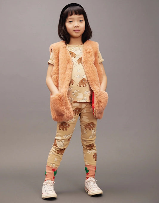 Mammoth AOP S/S Tee - Beige