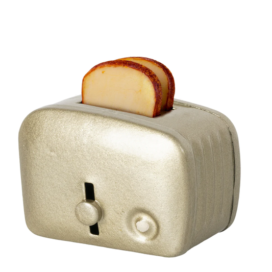 Miniature Toaster Silver