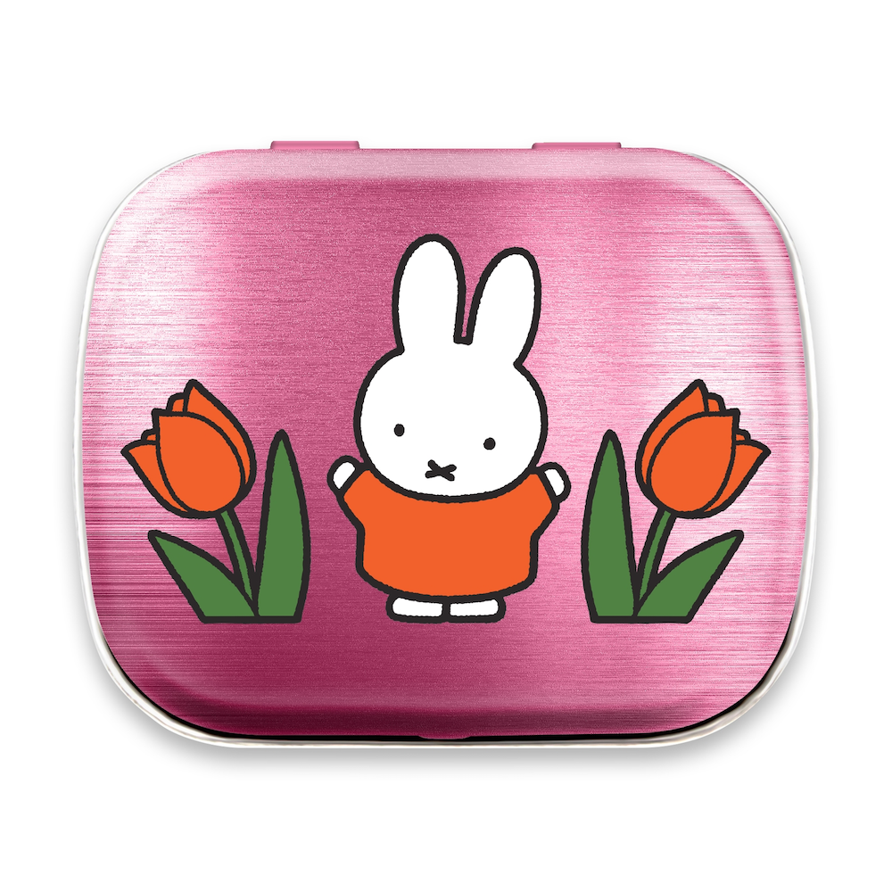 Mini Miffy Tin Tulips Pink