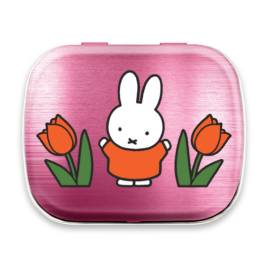 Mini Miffy Tin Tulips Pink