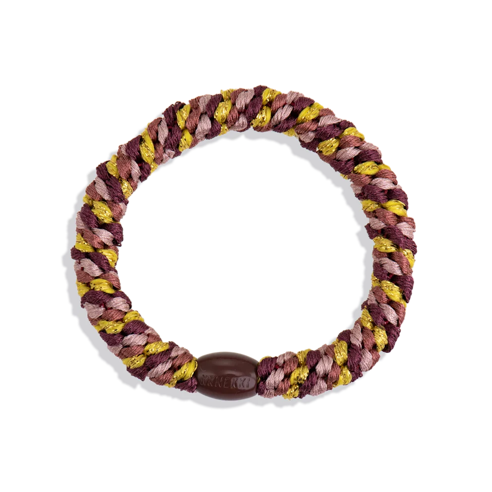 Mix Rosewood Sun Glitter Hair Tie