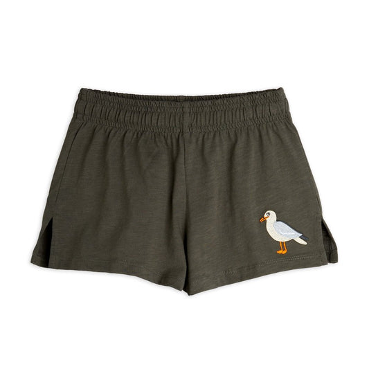 Seagull Emb Shorts Black