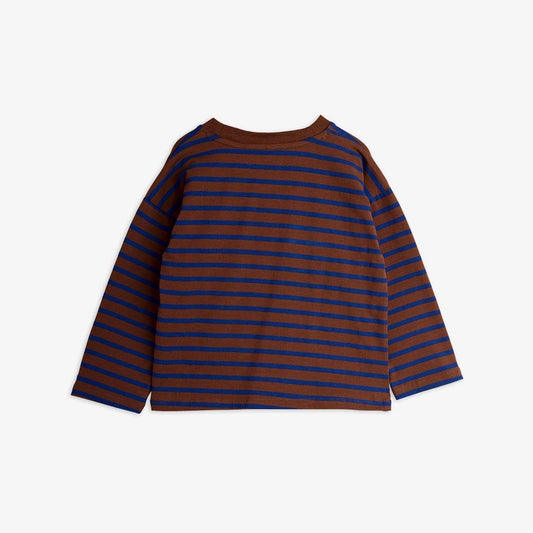 Stripe Bird Patch Long Sleeve Tee