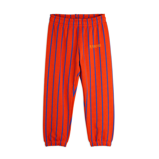 Vertical Stripe AOP Sweatpants Red