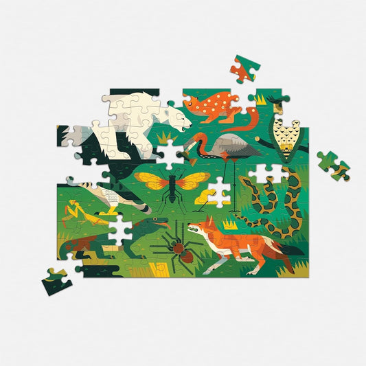 Double Sided Puzzle Land + Sea Predators