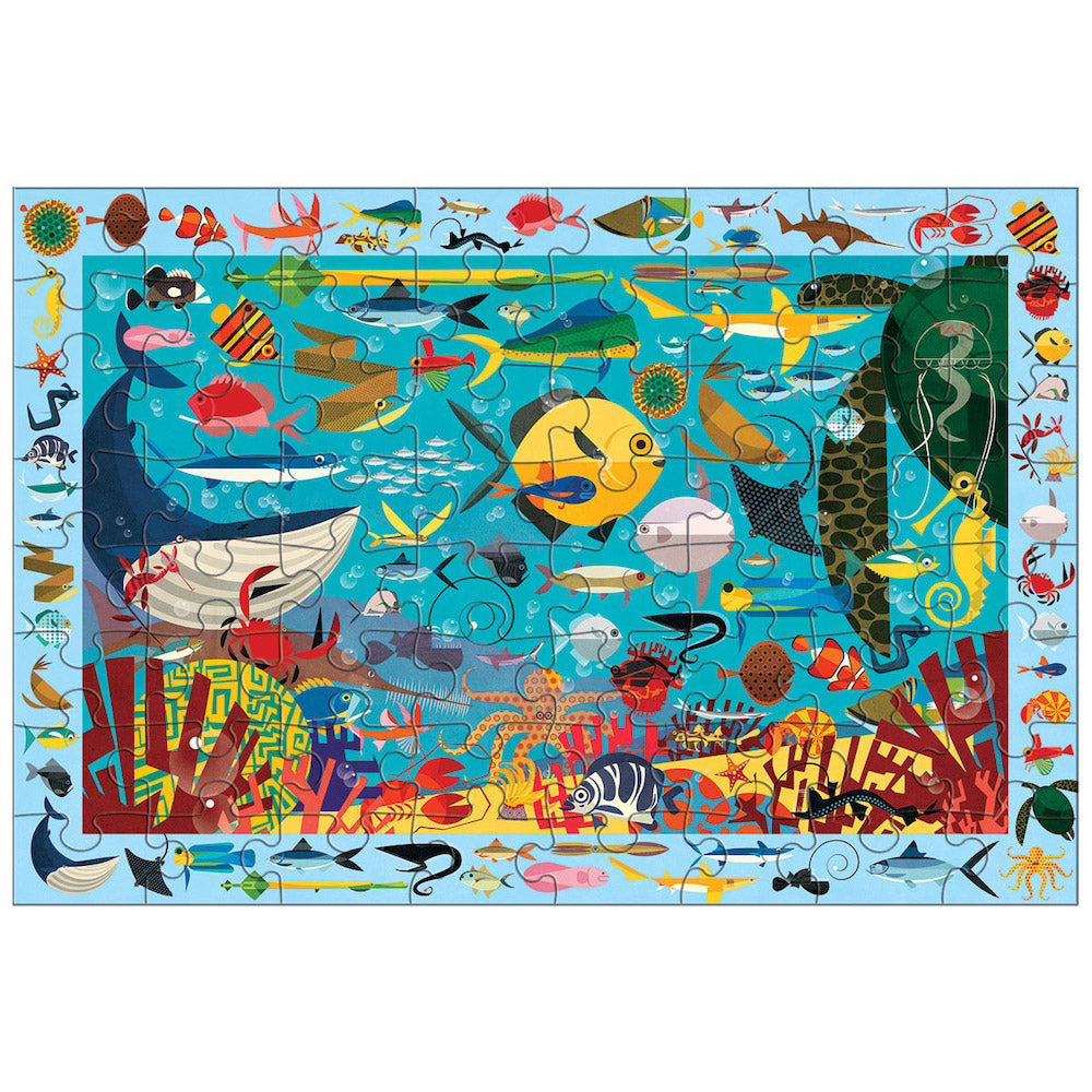 Search and Find Puzzle Ocean Life 64 Piece