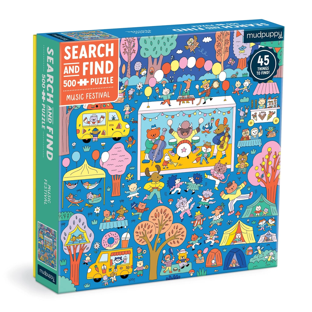 Music Festival 500 Piece Search and Find Puzzle