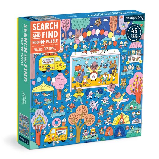 Music Festival 500 Piece Search and Find Puzzle