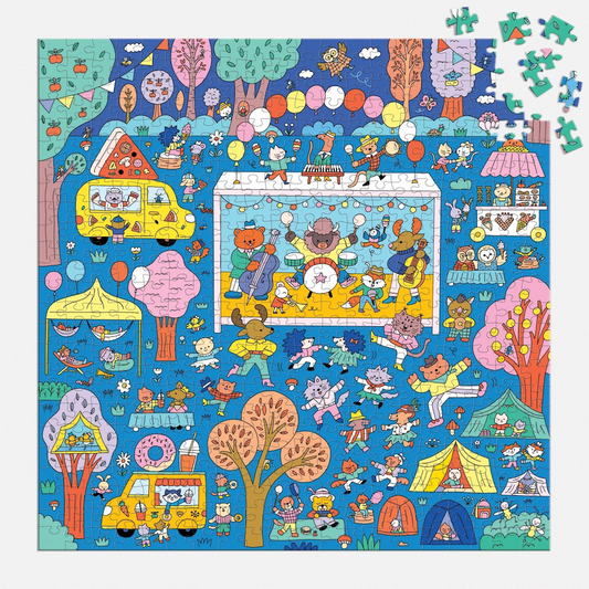 Music Festival 500 Piece Search and Find Puzzle