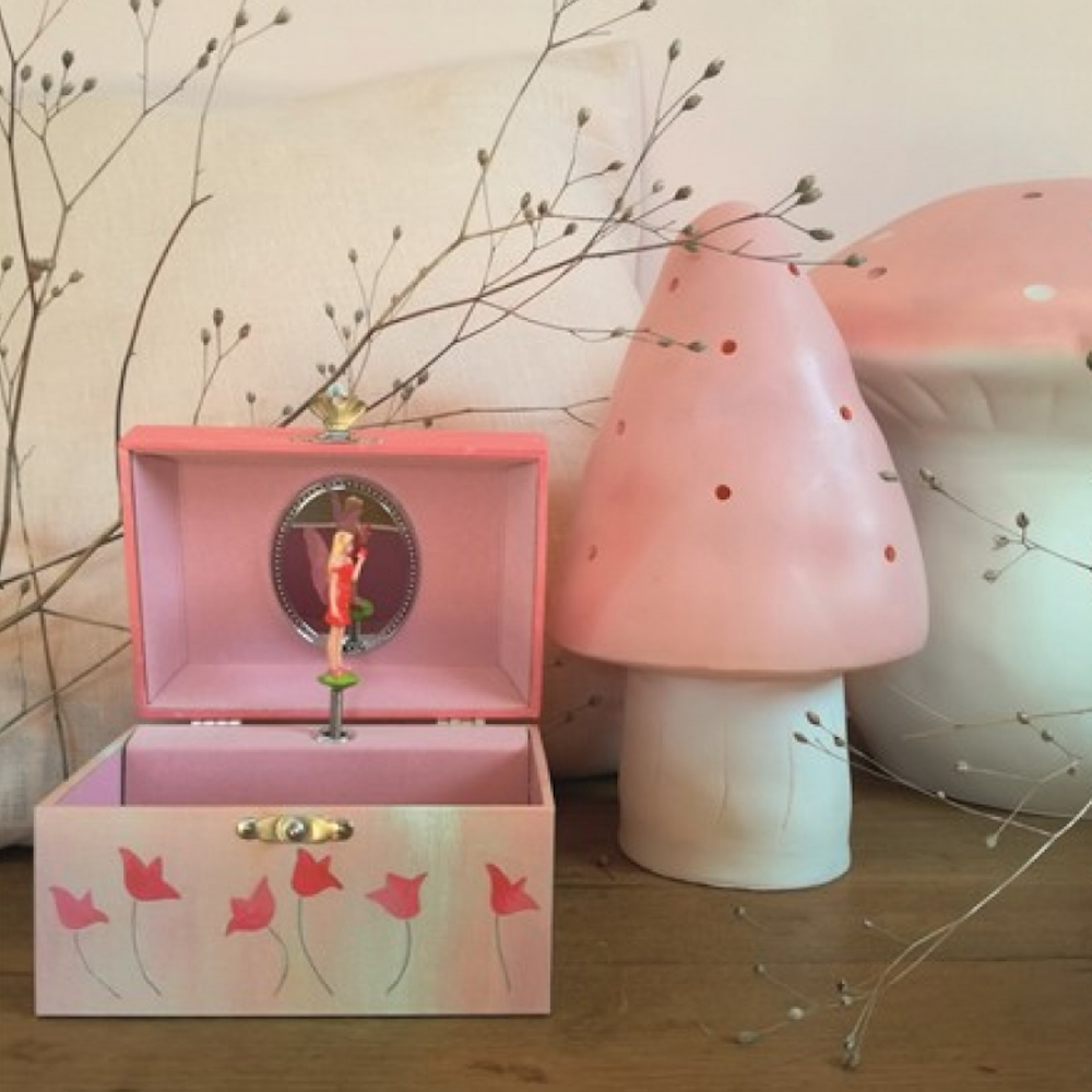 Musical Jewellery Box Pink Moon