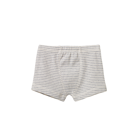 Boxer Shorts Grey Marle Stripe