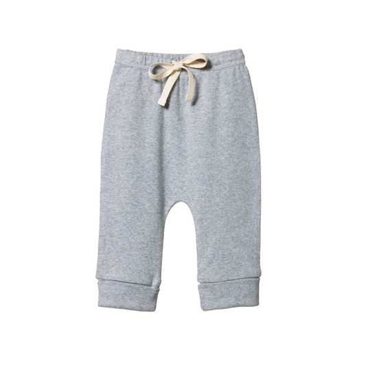 Drawstring Pants Grey Marl