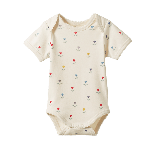 Short Sleeve Bodysuit Delphine Print