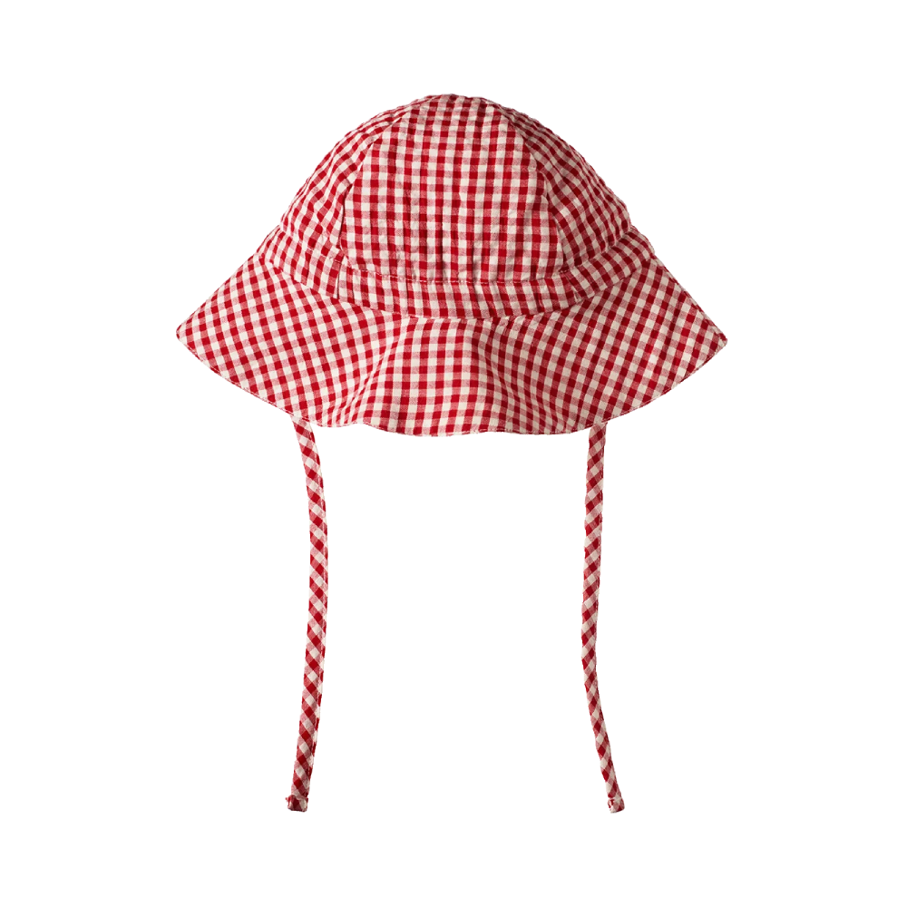 Sunhat, Red Gingham