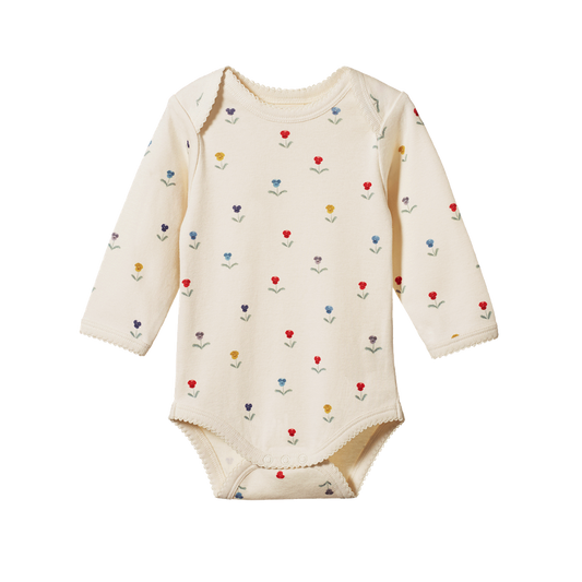 Long Sleeve Bodysuit Delphine Print