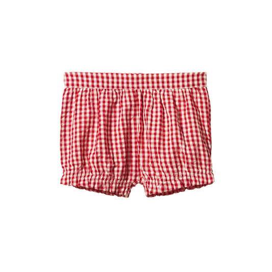 Betty Shorts red Check