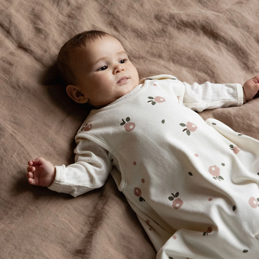 Organic Cotton Sleeping Bag Posey Blossom Rose Print