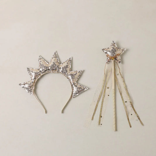Sun Crown + Wand Gold