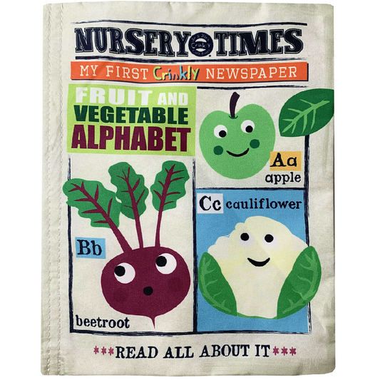 Nursery Times Crinkly Newspaper Fruit & Vege