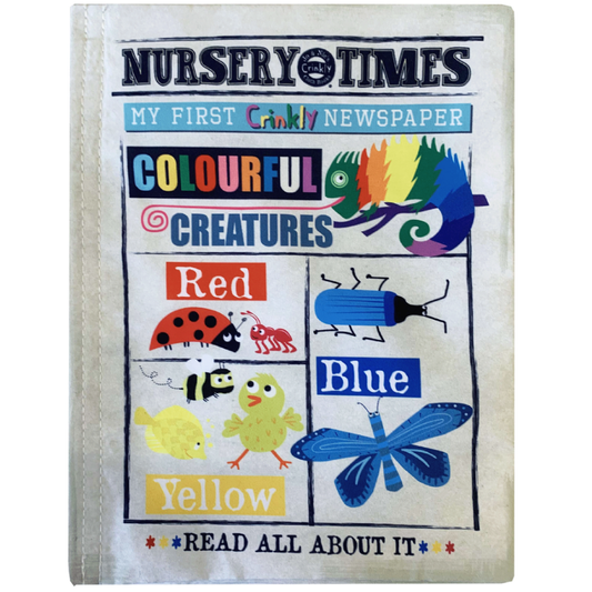 Nursery Times Crinkly Newspaper Colourful Creatures