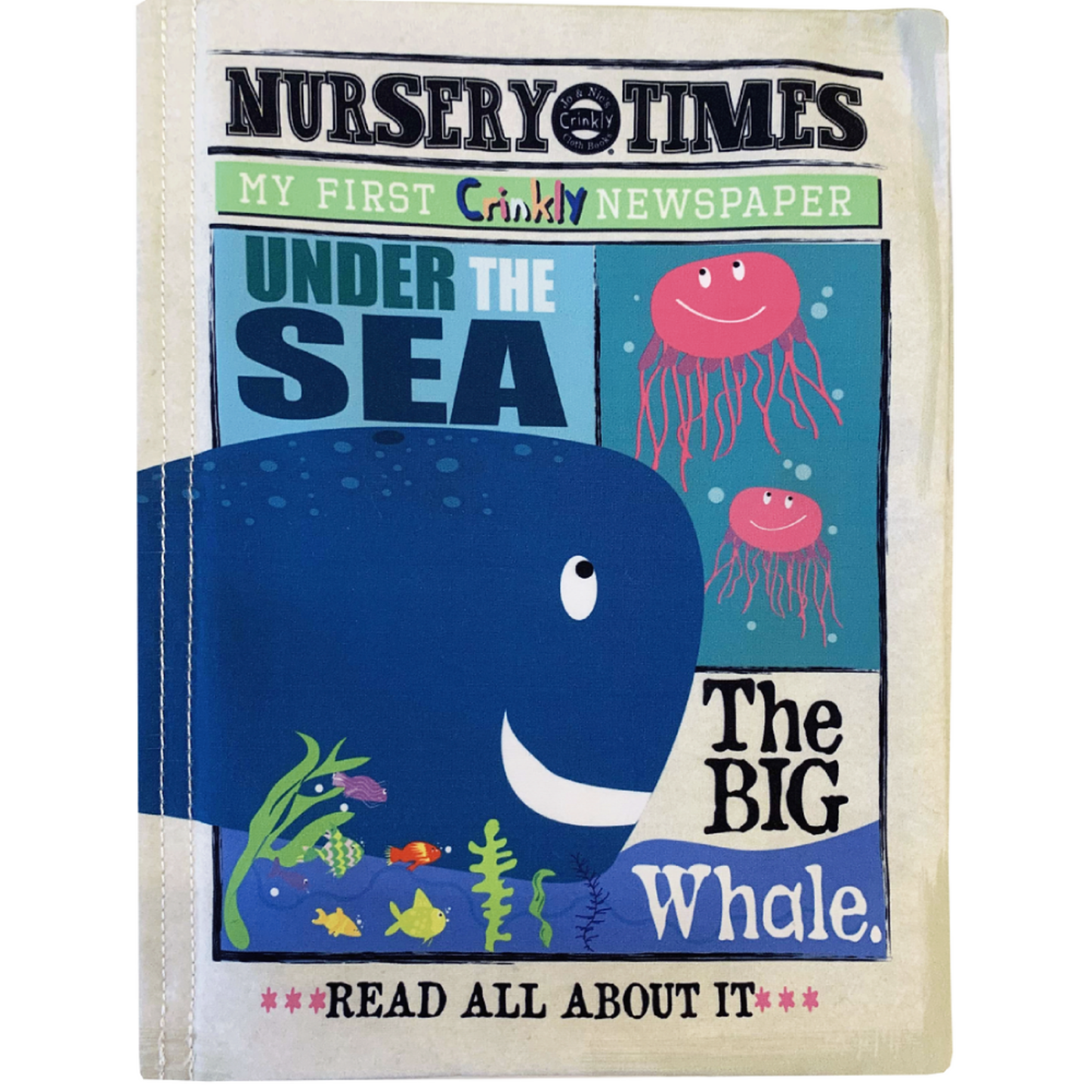 Nursery Times Crinkly Newspaper Under The Sea
