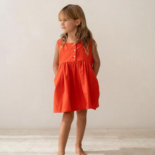 Della Pinafore Coral