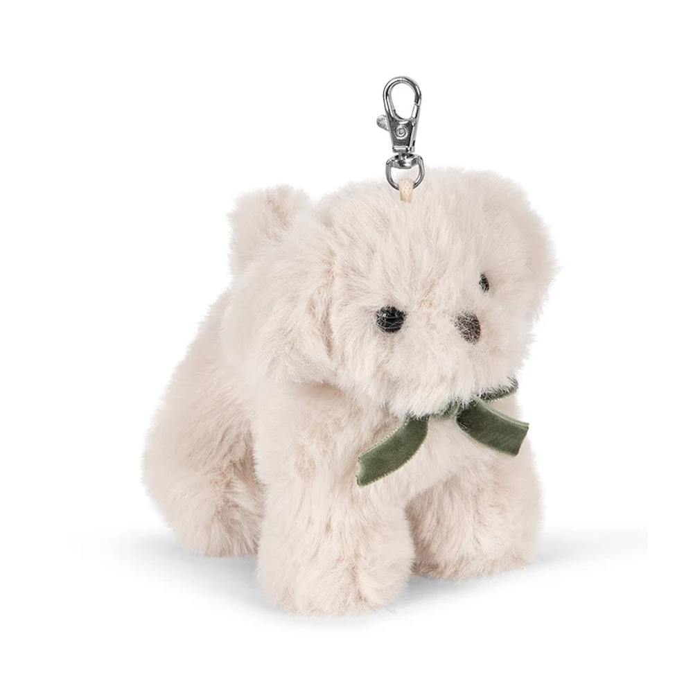 Bag Charm Off White Puppy