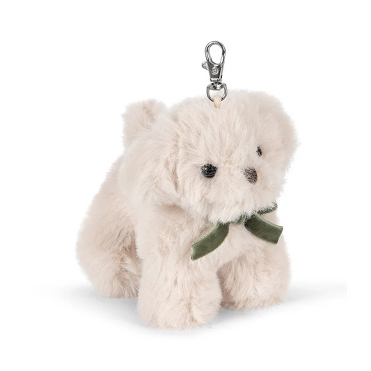 Bag Charm Off White Puppy