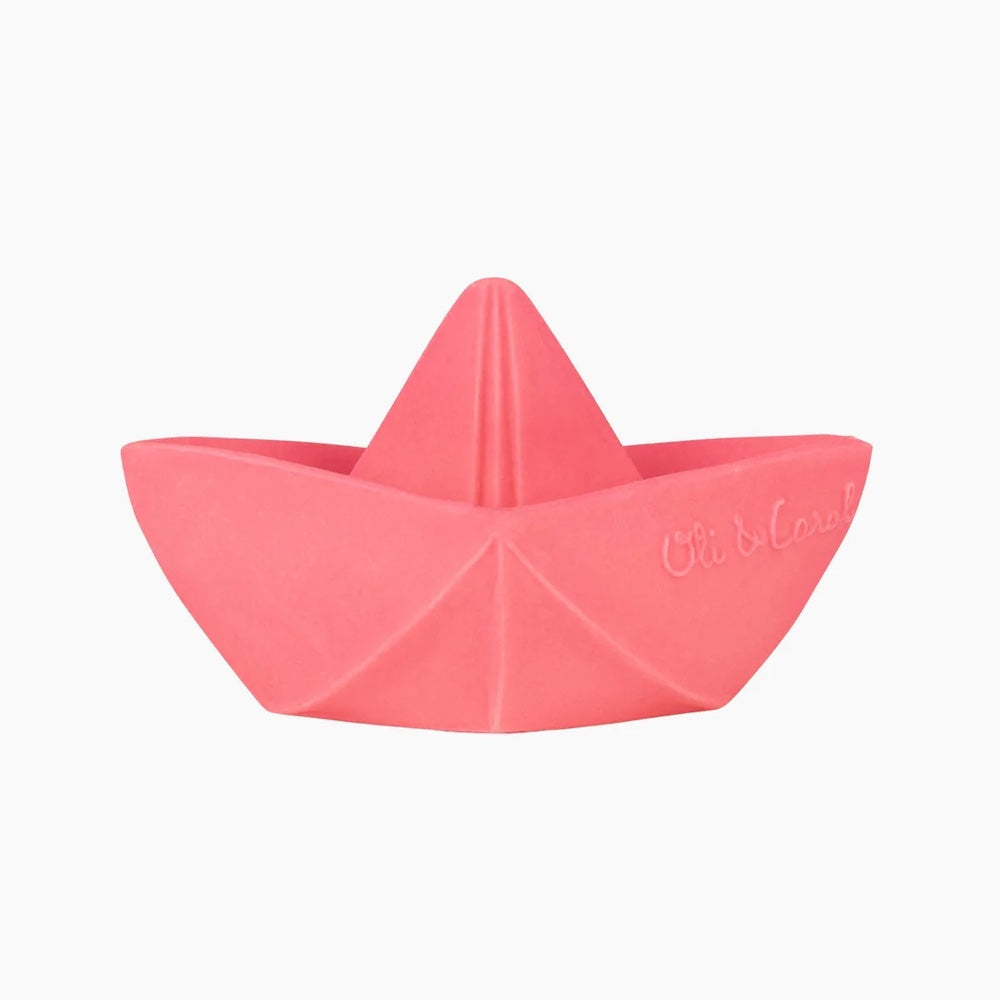 Origami Boat Pink