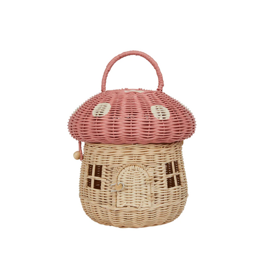 Rattan Mushroom Basket Musk