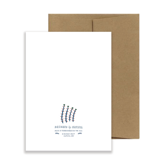 Oracle Flower Greeting Card