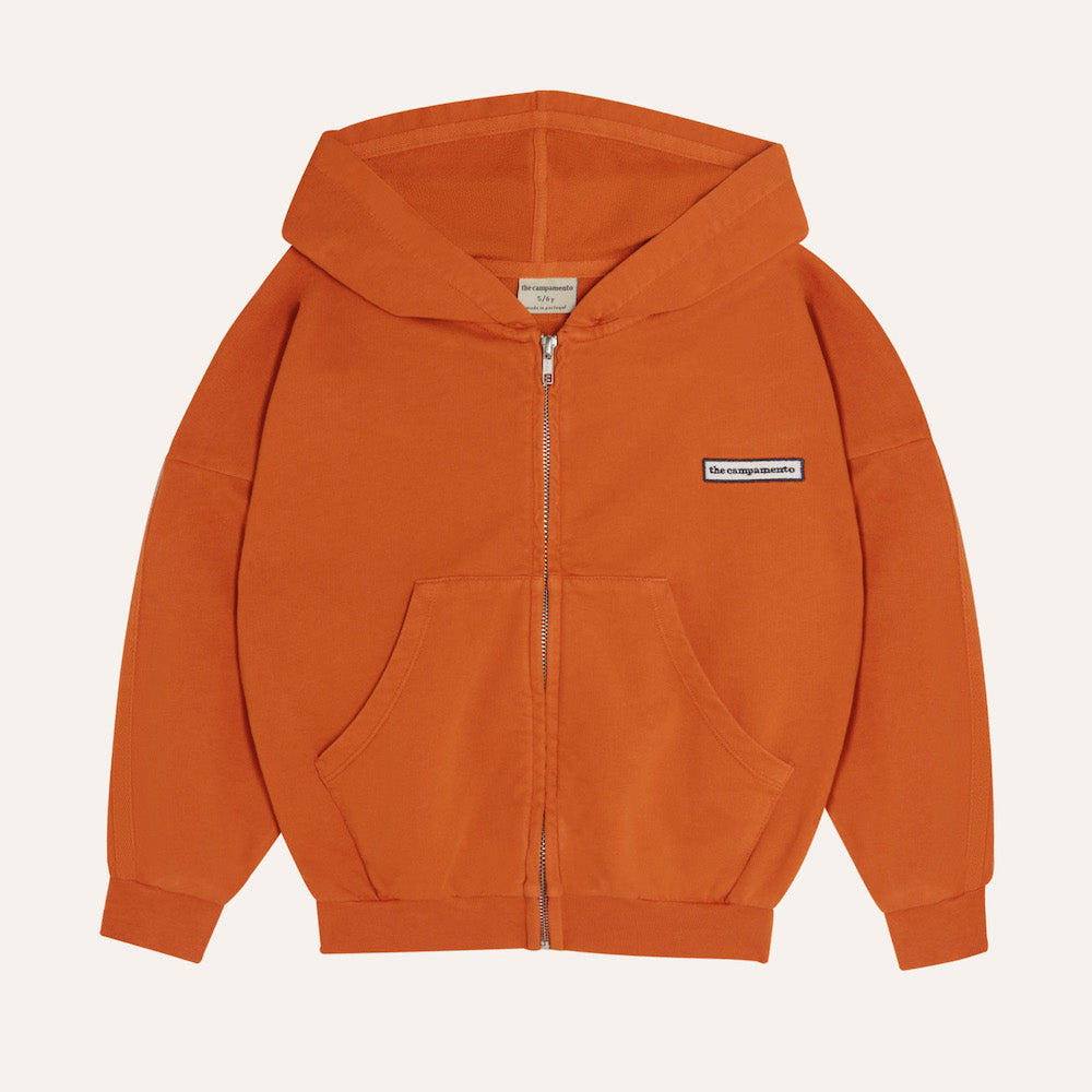 Orange Washed Kids Hoodie