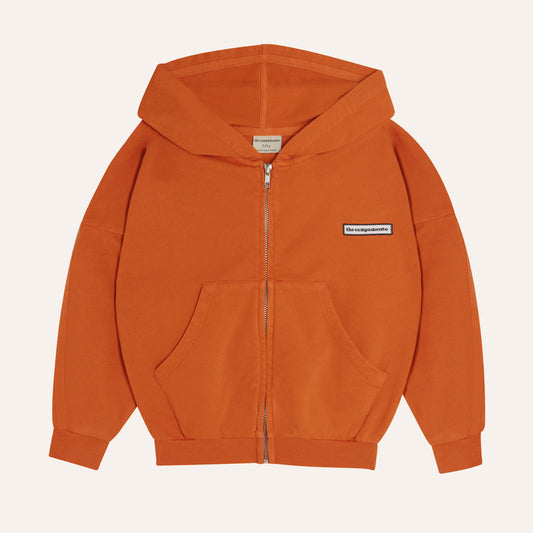 Orange Washed Kids Hoodie