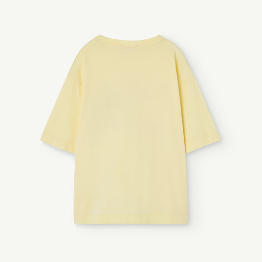 Rooster Oversize Kids T-Shirt Soft Yellow