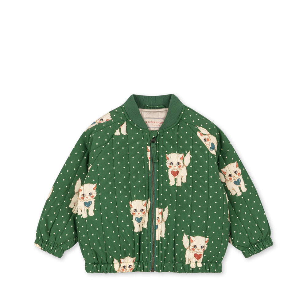 Konges Sløjd Juno Bomber Jacket - Dot Miao Verde