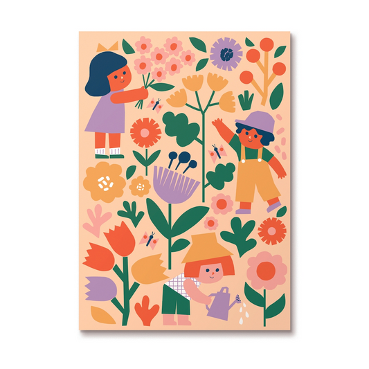 Kids Paint By Numbers Flower Patch