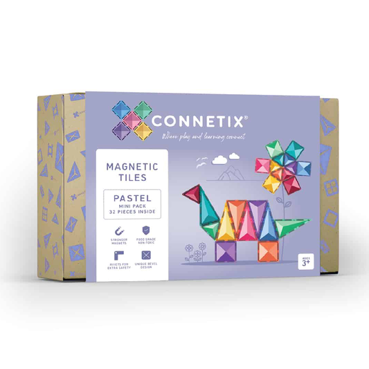 Magnetic Tiles 32 Piece Pastel Mini Pack