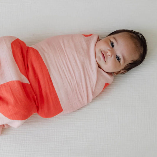 I Heart You Bamboo Swaddle Wrap