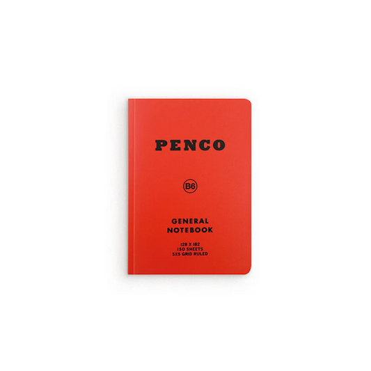 General Notebook Grid B6 Red