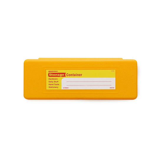 Pen Case Storage Container Yellow